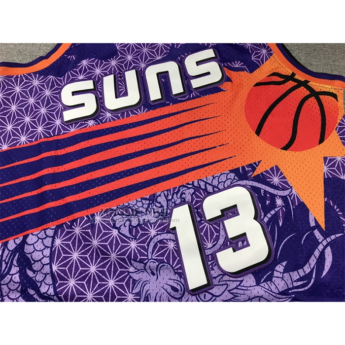 Maglia
 Steve Nash NO 13 Phoenix Suns Throwback Asian Heritage 1996-97 Viola
